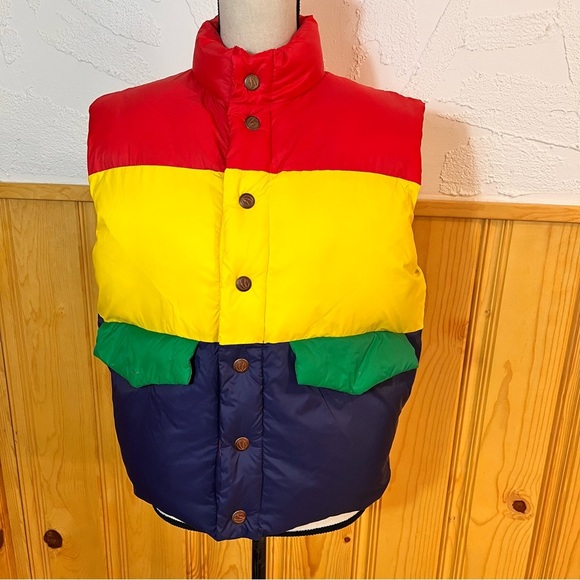 Mother The Pillow Talk Tri Color Puffer Vest Sz-S - Picture 2 of 12